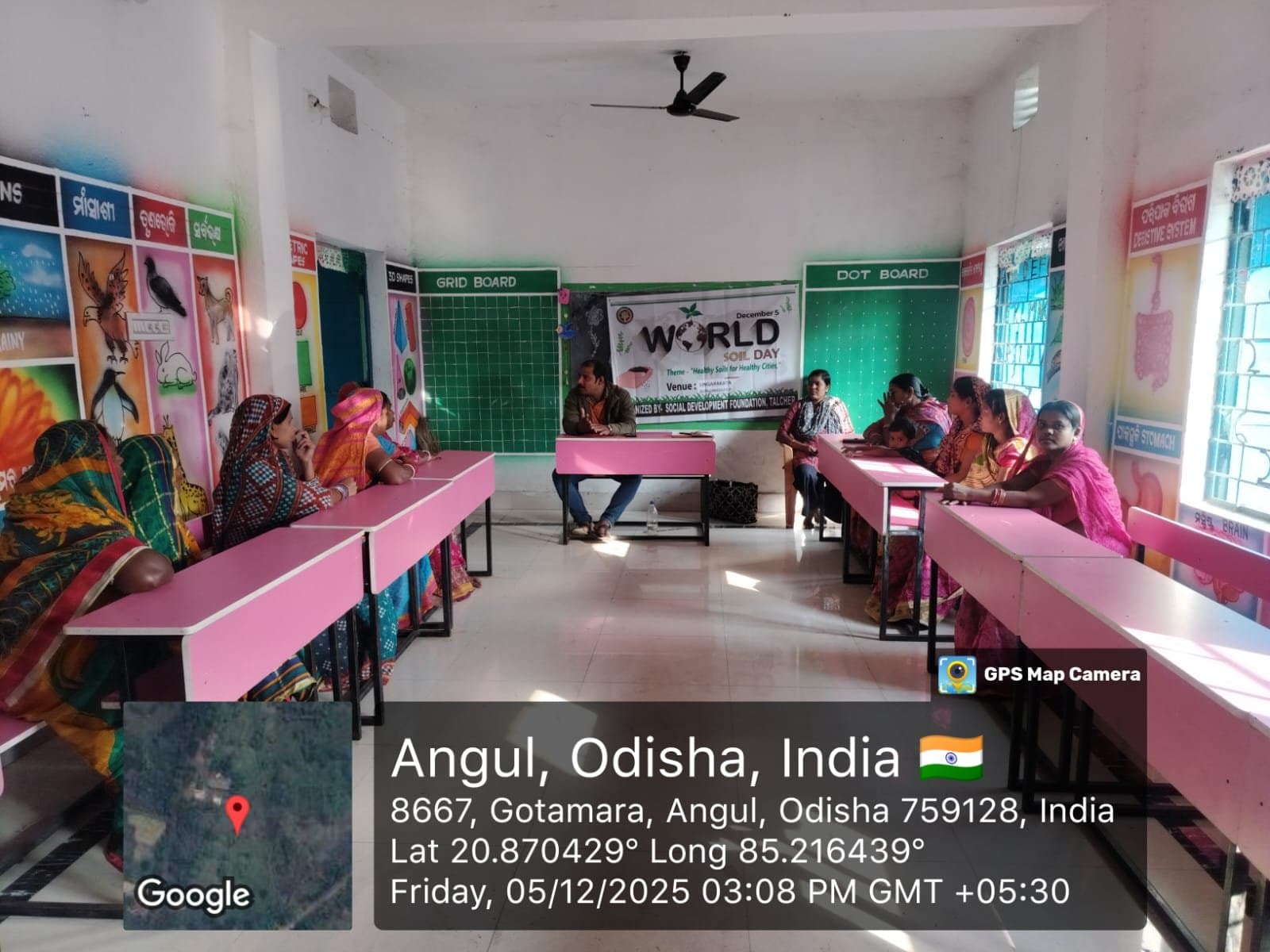 World Soil Day awareness session with women farmer groups — “Healthy Soils for Healthy Cities,” Gotamara, Angul, December 5, 2025